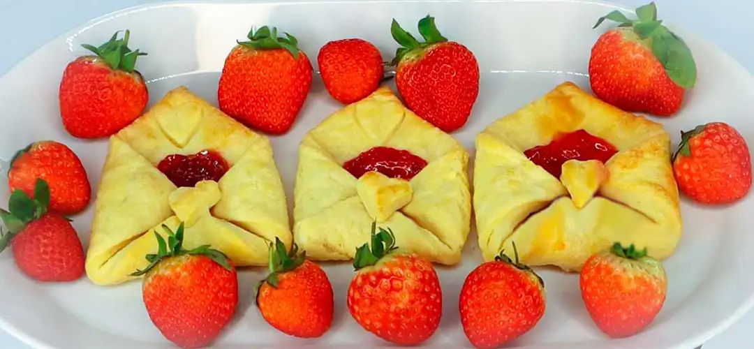 Strawberry Filled Pastry Envelopes – Dickey Farms