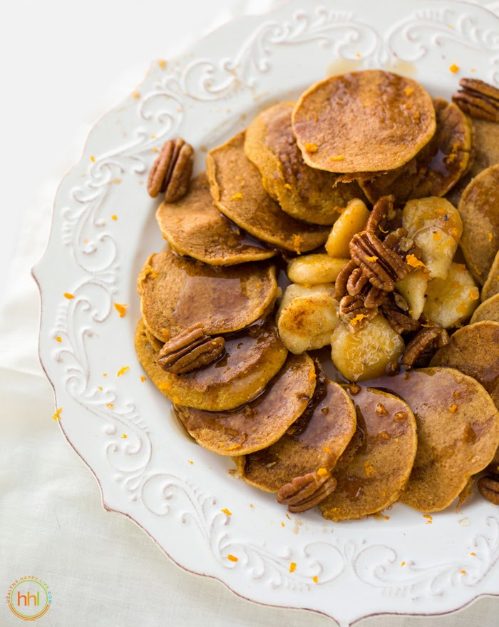 Pecan-Citrus-Spice Holiday Pancakes