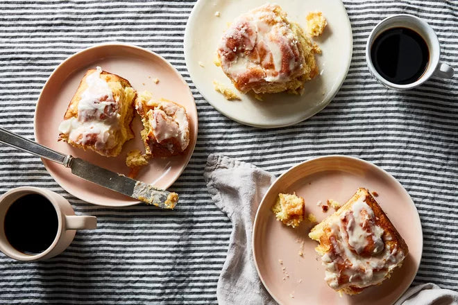 Peach Butter Cinnamon Rolls