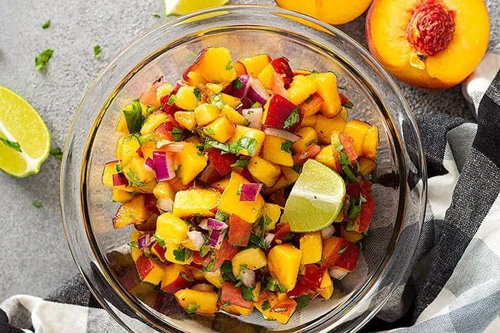 Fresh Peach Salsa