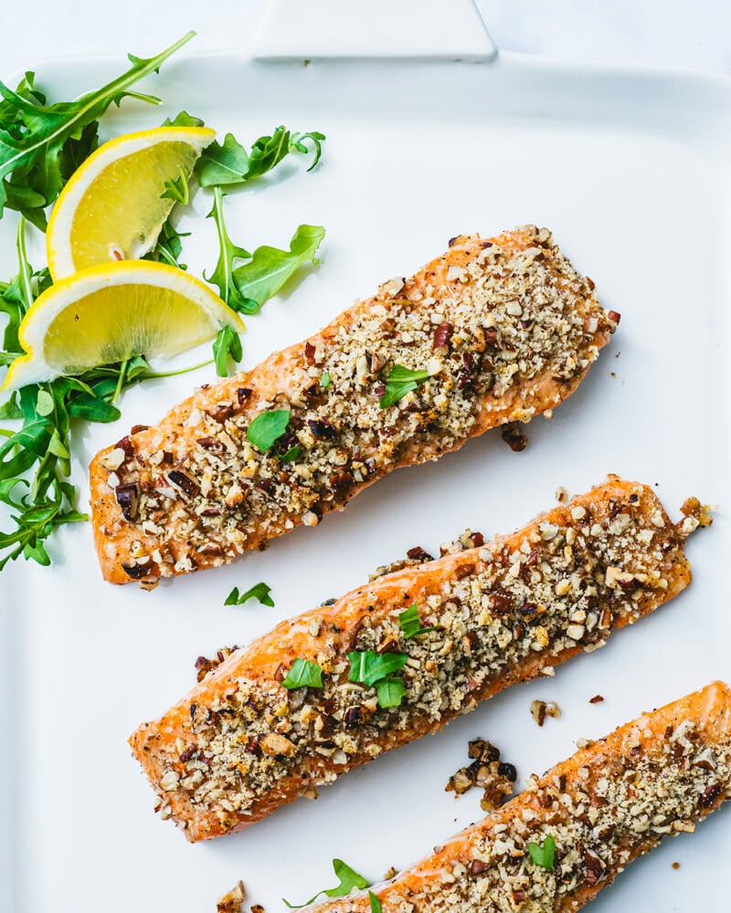 Pecan Crusted Salmon Filets