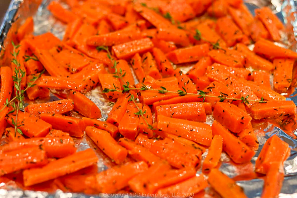 Roasted Carrots with Cane Syrup