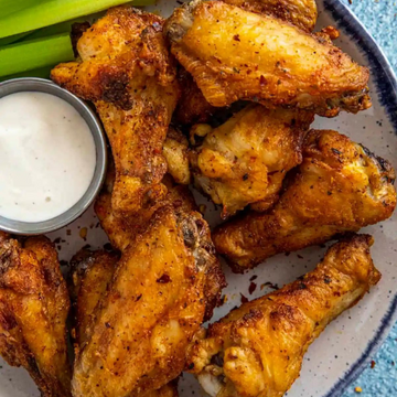 Air Fried Chicken Wings with Nashville Hot Spice Mustard – Dickey Farms