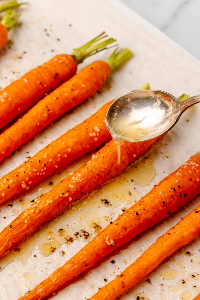 Honey Glazed Roasted Carrots