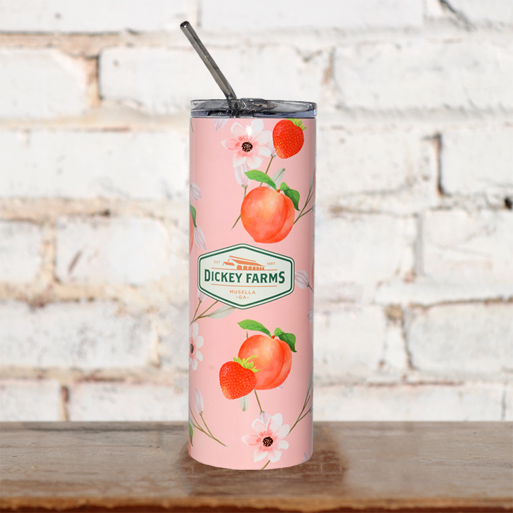 a stainless steel tumbler from dickey farms