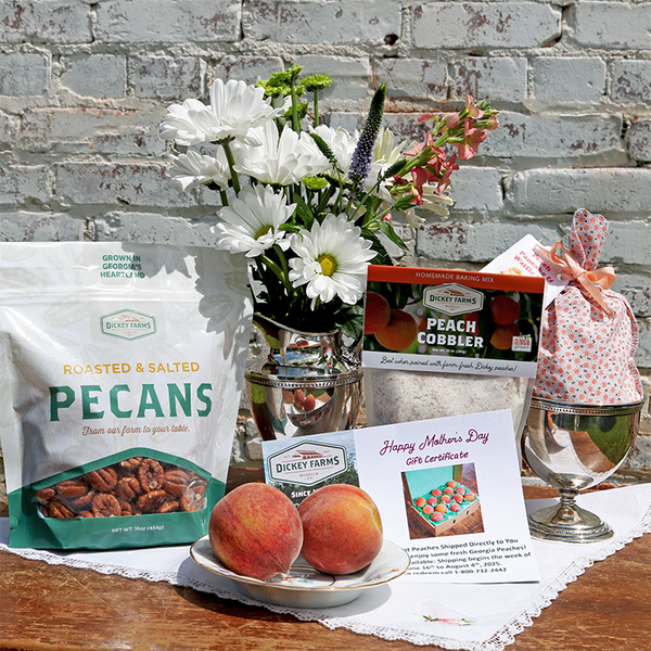a bag of roasted and salted pecans sits on a table