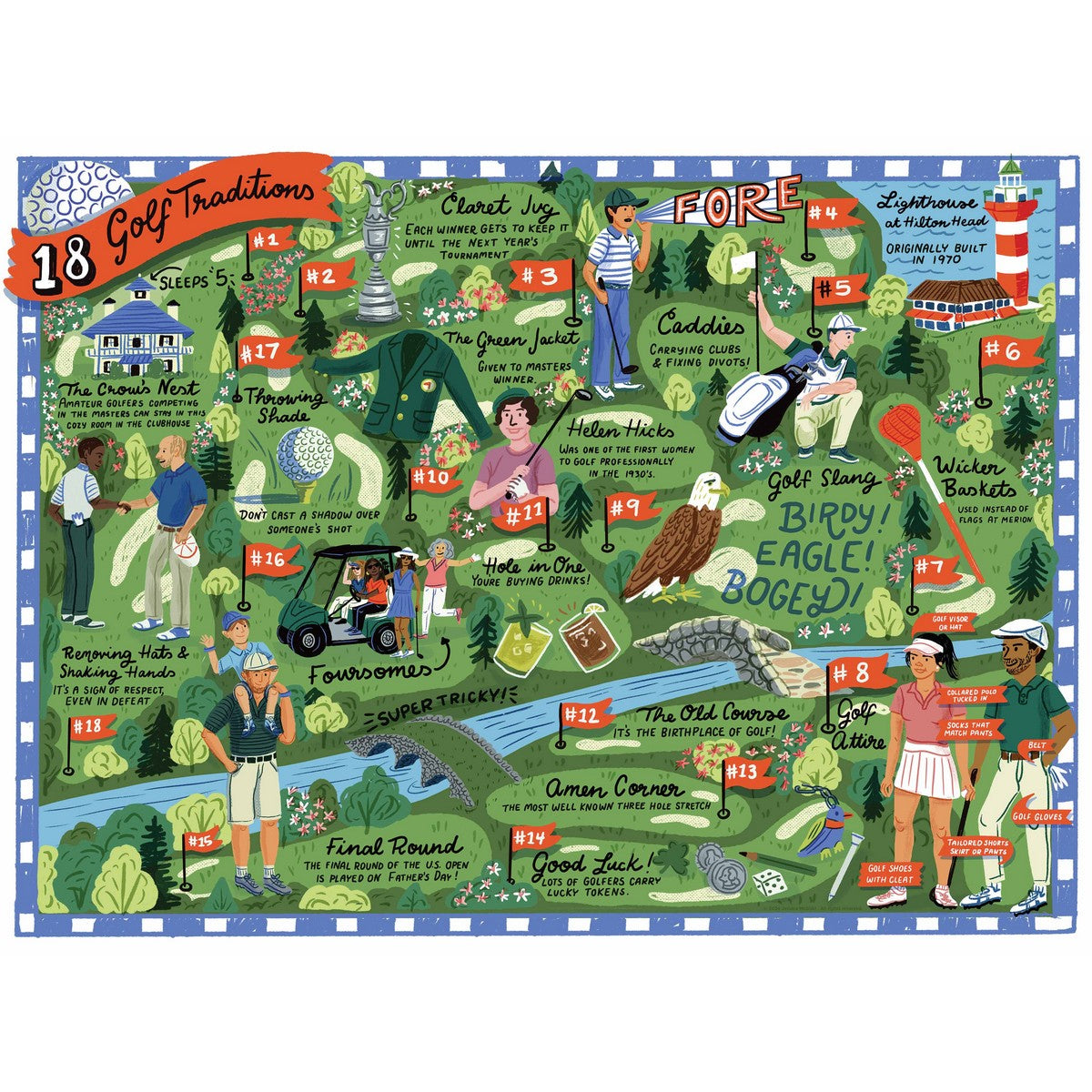 18 Golf Traditions Puzzle – Dickey Farms